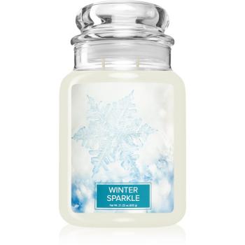 Village Candle Winter Sparkle świeczka zapachowa (Glass Lid) 602 g