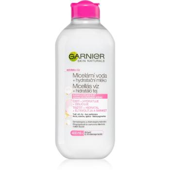Garnier Skin Naturals woda micelarna zawierająca mleczko nawilżające dla skóry suchej i wrażliwej 400 ml