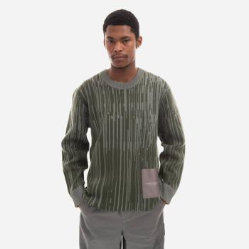 Sweter męski A-COLD-WALL* Two-Tone Jacquard Knit ACWMK074 DARK PINE GREEN