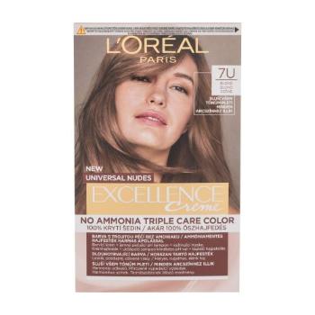L'Oréal Paris Excellence Creme Triple Protection No Ammonia 48 ml farba do włosów dla kobiet Uszkodzone pudełko 7U Blond