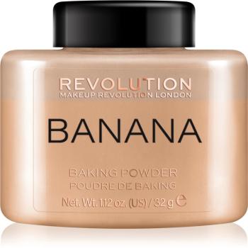 Makeup Revolution Baking Powder puder sypki odcień Banana 32 g
