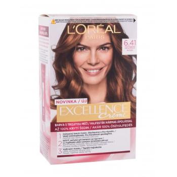 L'Oréal Paris Excellence Creme Triple Protection 48 ml farba do włosów dla kobiet Uszkodzone pudełko 6,41 Natural Hazelnut Brown