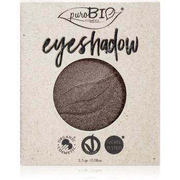 puroBIO Cosmetics Compact Eyeshadows cienie do powiek napełnienie odcień 19 Intense Gray 2,5 g