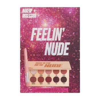 Makeup Obsession Feelin´ Nude zestaw Paletka cieni do powiek Nude Is The New Nude 13 g + kredka do ust Matchmaker Lip Crayon 1 g Moon