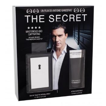 Antonio Banderas The Secret zestaw Edt 100 ml + Balsam po goleniu 100 ml dla mężczyzn Uszkodzone pudełko