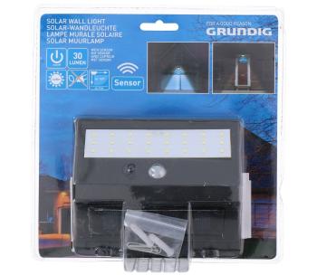 Grundig - LED Oświetlenie solarne z czujnikiem 1xLED/0,25W/1xAA