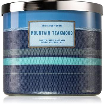 Bath & Body Works Mountain Teakwood świeczka zapachowa I. 411 g