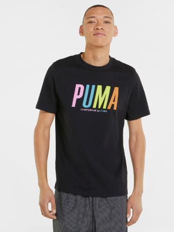 Puma Graphic Koszulka Czarny