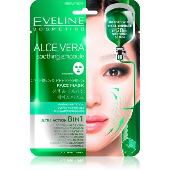 Eveline Cosmetics Sheet Mask Aloe Vera maseczka nawilżająco-kojąca z aloesem szt.