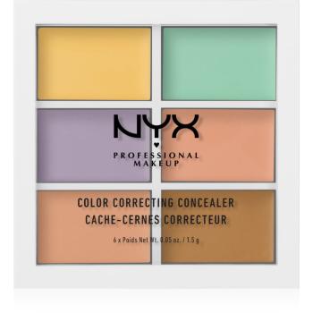 NYX Professional Makeup Color Correcting paletka do korygowania odcień 04 6 x 1.5 g