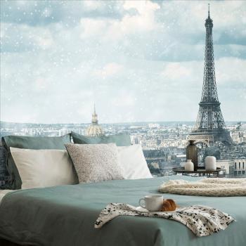 Samoprzylepna fototapeta zimowy Paryż