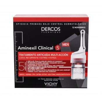 Vichy Dercos Aminexil Clinical 5 12x6 ml preparat przeciw wypadaniu włosów dla mężczyzn Uszkodzone pudełko