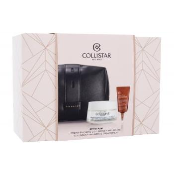 Collistar Pure Actives Set zestaw Balsam do twarzy 50 ml + serum pod oczy 5 ml + kosmetyczka dla kobiet Uszkodzone pudełko