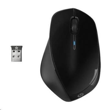 Bezprzewodowa czarna mysz HP x4500 — bezprzewodowa mysz laserowa