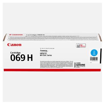 Canon originální toner 069CH, cyan, 5500str., 5097C002, high capacity, Canon MF752Cdw, 754Cdw, LBP673Cdw, O