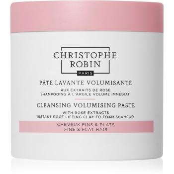Christophe Robin Cleansing Volumizing Paste with Rose Extract szampon złuszczający do zwiększenia objętości włosów 250 ml