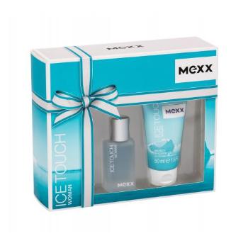 Mexx Ice Touch Woman 2014 zestaw Edt 15 ml + Żel pod prysznic 50 ml dla kobiet Uszkodzone pudełko
