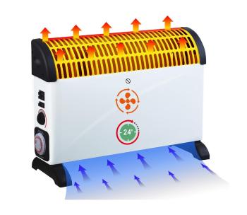 Brilagi - Konwektor gorącego powietrza 2000W/230V timer biały