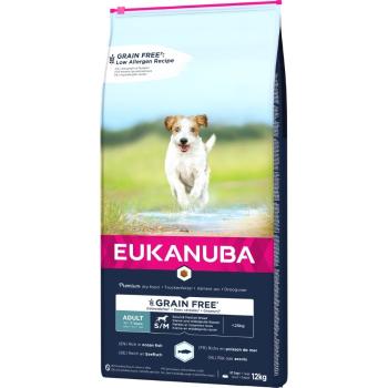 EUKANUBA Grain Free Small&amp;Medium 12 kg karma dla dorosłych psów małych i średnich ras