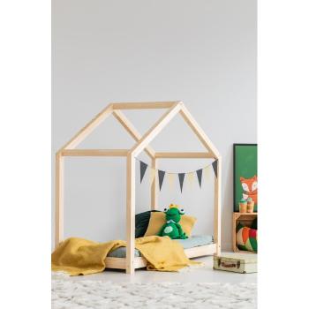 Łóżko dziecięce w kształcie domku z drewna sosnowego 80x200 cm Mila RM – Adeko