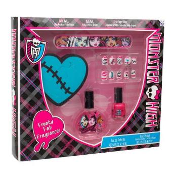 Monster High Monster High zestaw Edt 30 ml + Lakier do paznokci 7 ml + Tipsy + Pilniczek do paznokci + Separator dla dzieci