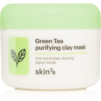 Skin79 Green Tea głęboko oczyszczająca maseczka peelingująca z glinką 100 ml