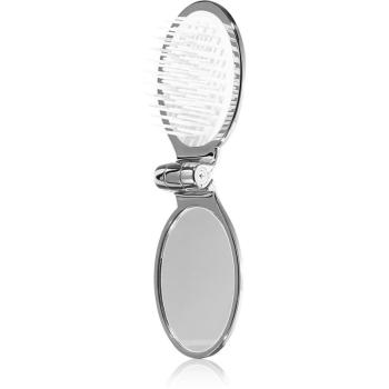 Janeke Chromium Line Folding Hair-Brush with Mirror grzebień do włosów z lusterkiem 9,5 x 5,5 x 3,5 cm