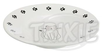 MISKA ceramiczny talerzowa dla kotów krótkowzrocznych - 0,2l / 15cm