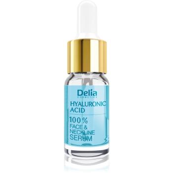 Delia Cosmetics Professional Face Care Hyaluronic Acid intensywne serum wypełniające zmarszczki z kwasem hialuronowym do twarzy, szyi i dekoltu 10 ml