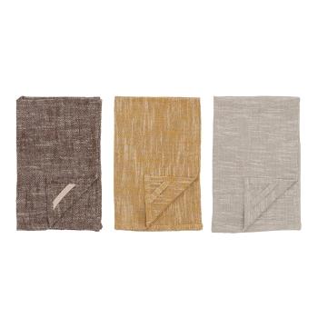 Ściereczki bawełniane zestaw 3 szt. 70x45 cm Heika − Bloomingville