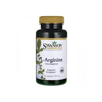 SWANSON L-Arginine 500mg - 100capsBoostery Azotowe