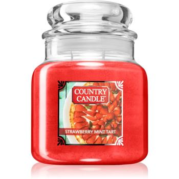 Country Candle Strawberry Mint Tart świeczka zapachowa 453 g