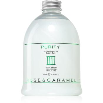 Rose & Caramel Purity piana do kąpieli do usuwania preparatów samoopalających 500 ml