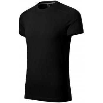 Koszulka męska zdobiona, czarny, XL