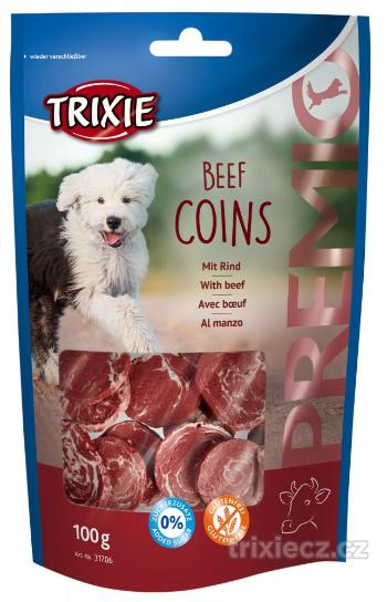 Przysmaków dla psów BEEF COINS (trixie) - 100g