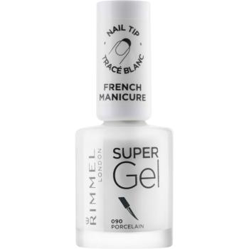 Rimmel Super Gel Step 1 lakier do francuskiego manicure odcień 090 Porcelain 12 ml