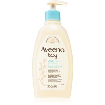 Aveeno Baby Daily Care Wash szampon i żel pod prysznic do skóry wrażliwej dla dzieci 300 ml