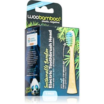 Woobamboo Eco Electric Toothbrush Head końcówki wymienne do szczoteczki do zębów z bambusa Compatible with Philips Sonicare 6 szt.