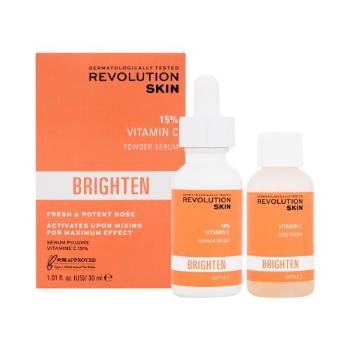 Revolution Skincare Brighten 15% Vitamin C Powder Serum 30 ml serum do twarzy dla kobiet