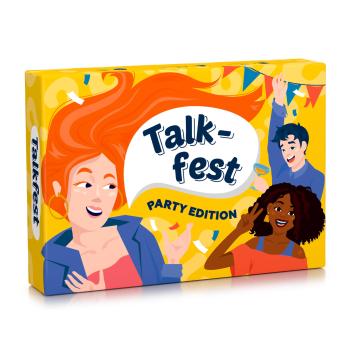 Spielehelden Talkfest. Party Edition/Zabawne pogawędki na imprezę, gra imprezowa, dowcipne pytania pobudzające do śmiechu, język angielski