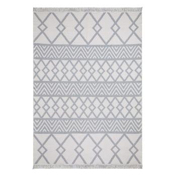 Biało-szary bawełniany dywan Oyo home Duo, 160 x 230 cm
