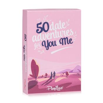 Spielehelden 50 Date Adventures for You & Me/50 pierwszych randek, gra karciana dla par, 50 pomysłów na romantyczne randki, język angielski