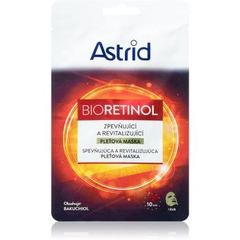 Astrid Bioretinol maska w płachcie z natychmiastowym działaniem ujędrniającym i wygładzającym z witaminami 20 ml