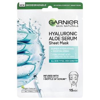 Garnier Skin Naturals Hyaluronic Aloe Serum Tissue Mask 1 szt maseczka do twarzy dla kobiet