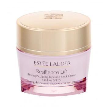 Estée Lauder Resilience Lift Face and Neck Creme Oil-Free SPF15 50 ml krem do twarzy na dzień dla kobiet Uszkodzone pudełko