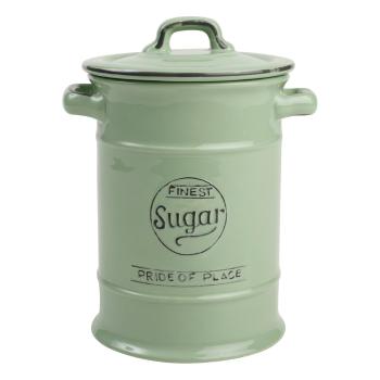 Zielony pojemnik ceramiczny na cukier T&G Woodware Pride Of Place, 1,25 l