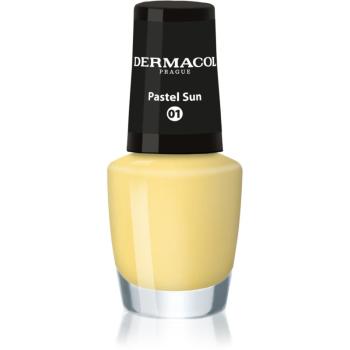 Dermacol Mini lakier do paznokci odcień 01 Pastel Sun 5 ml