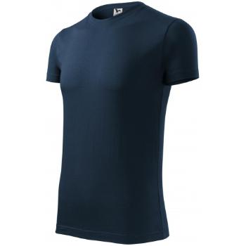 Modna koszulka męska, ciemny niebieski, XL