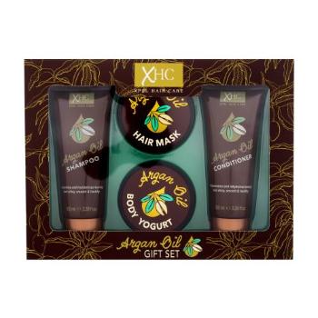 Xpel Argan Oil Gift Set zestaw Szampon Argan Oil 100 ml + Odżywka Argan Oil 100 ml + Maska do włosów Argan Oil 50 ml + Jogurt do ciała Argan Oil 50 ml