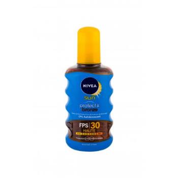 Nivea Sun Protect & Bronze Oil Spray SPF30 200 ml preparat do opalania ciała unisex